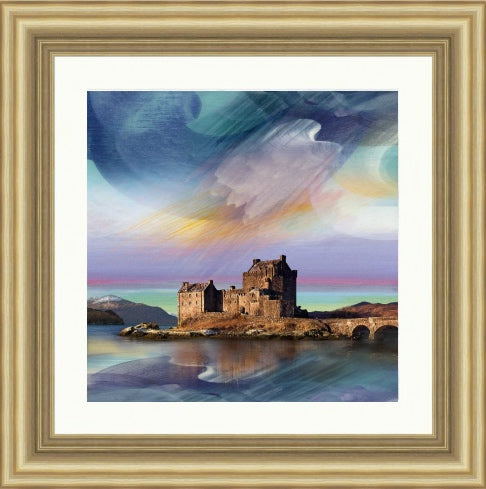 Changing Light, Eilean Donan Castle by Esther Cohen