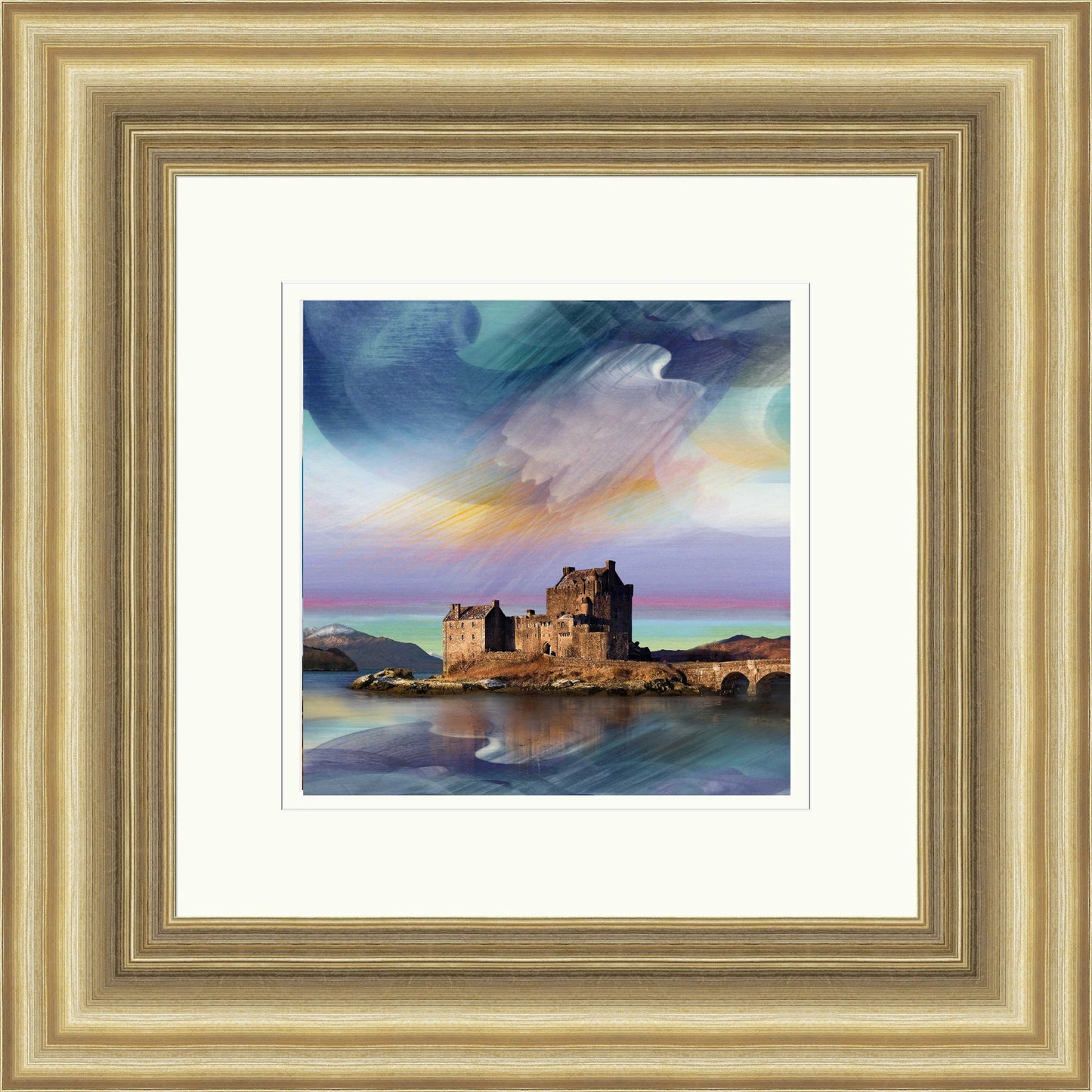 Changing Light, Eilean Donan Castle by Esther Cohen