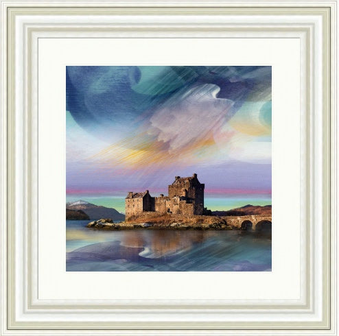 Changing Light, Eilean Donan Castle by Esther Cohen