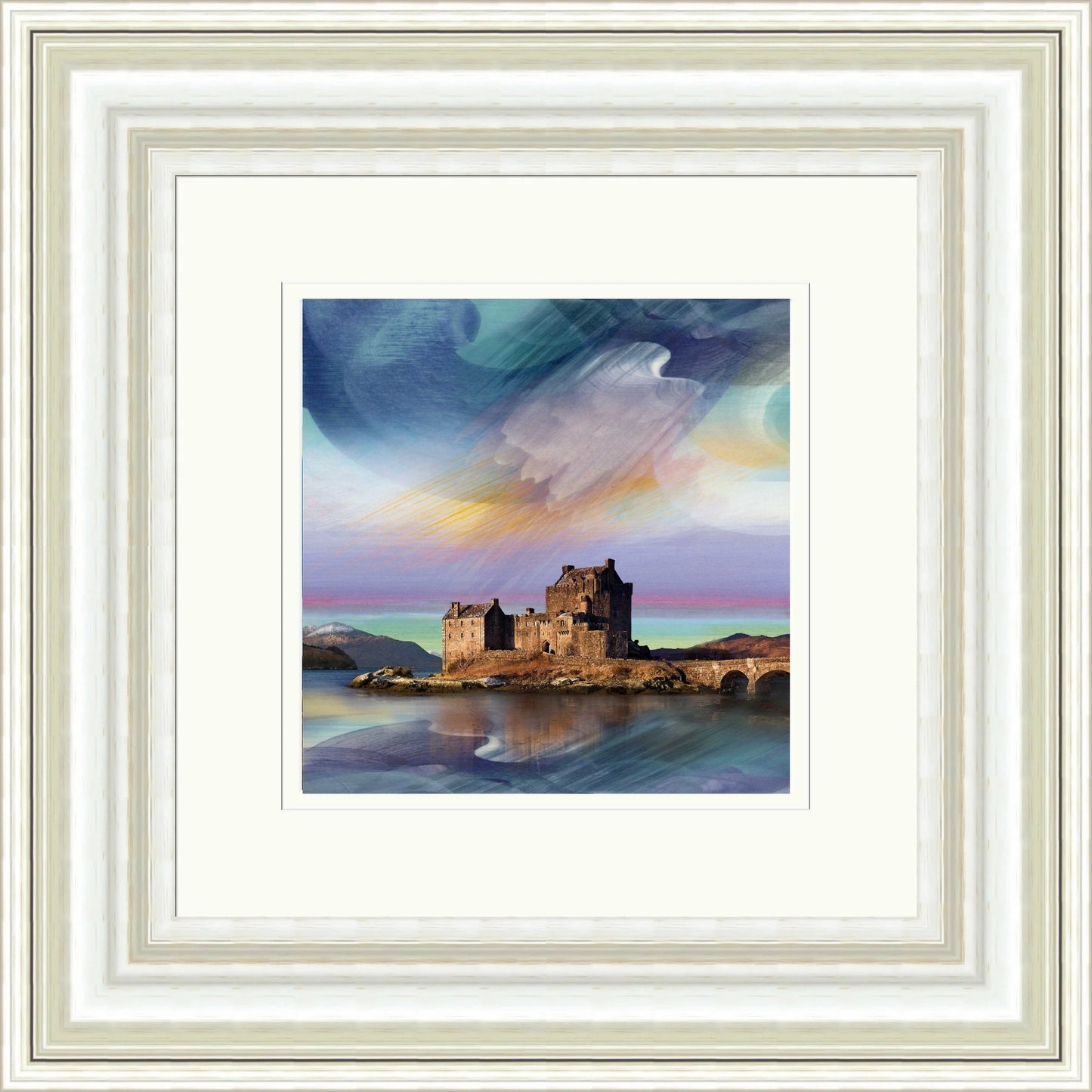 Changing Light, Eilean Donan Castle by Esther Cohen