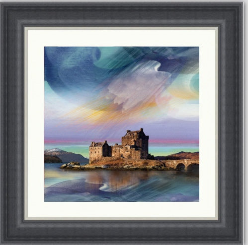 Changing Light, Eilean Donan Castle by Esther Cohen