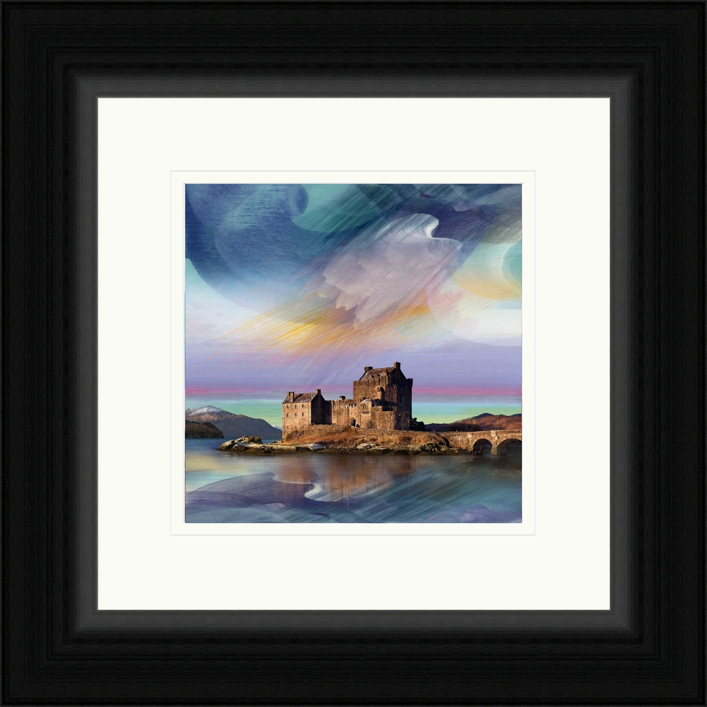 Changing Light, Eilean Donan Castle by Esther Cohen