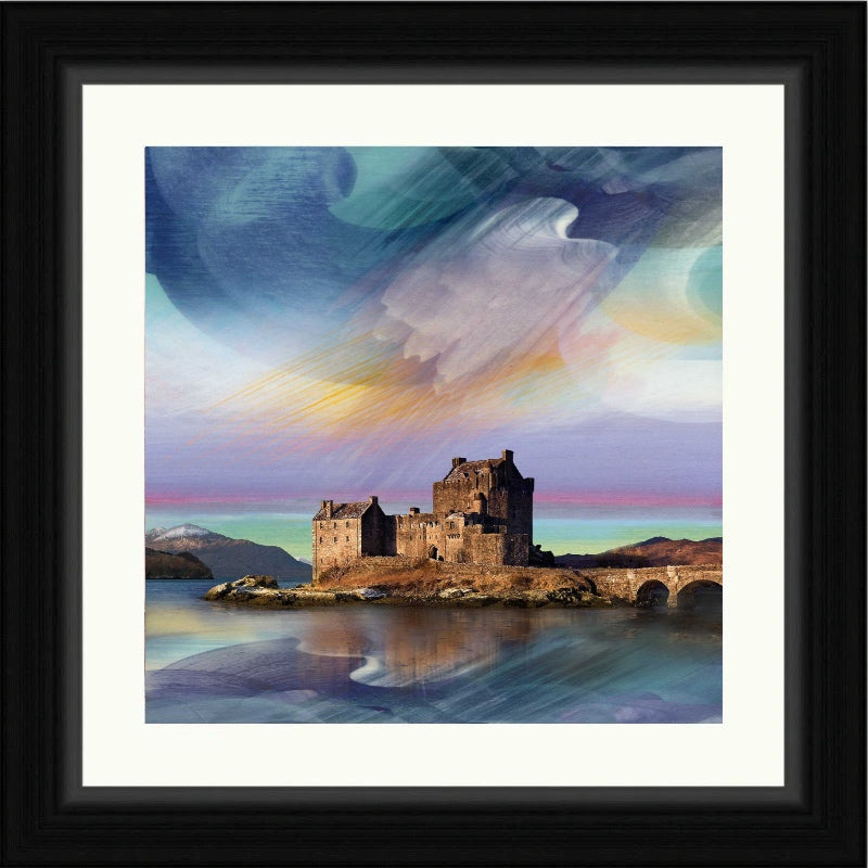 Changing Light, Eilean Donan Castle by Esther Cohen
