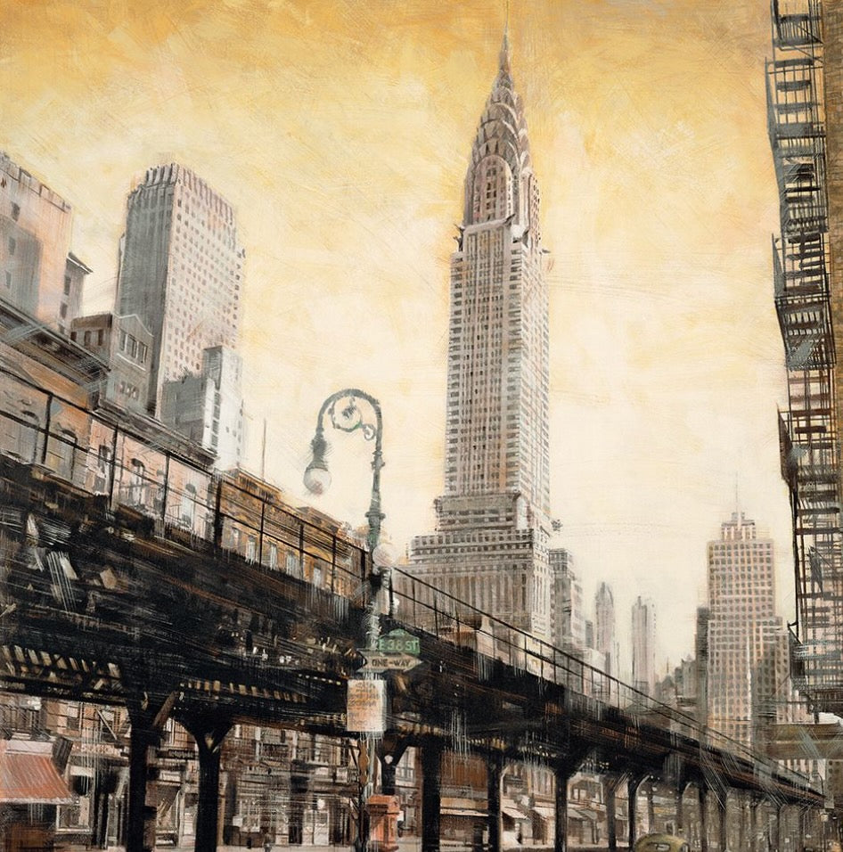 Chrysler Building from The L by M Daniels- Petite