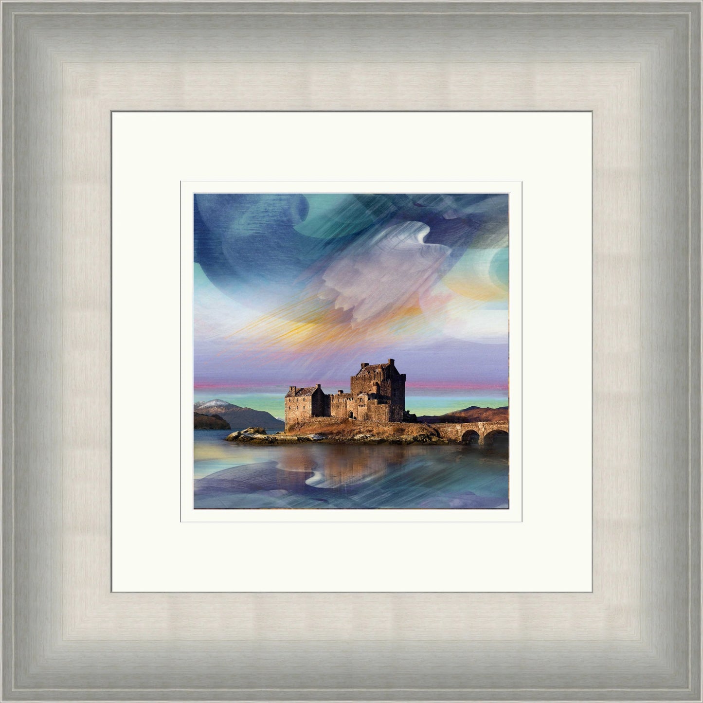 Changing Light, Eilean Donan Castle by Esther Cohen