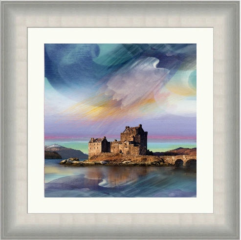 Changing Light, Eilean Donan Castle by Esther Cohen