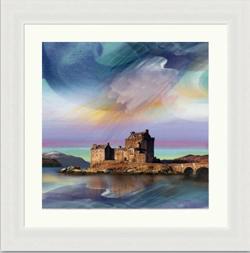Changing Light, Eilean Donan Castle by Esther Cohen