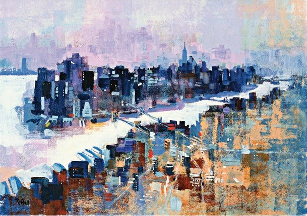 New York & Manhattan Island by Colin Ruffell