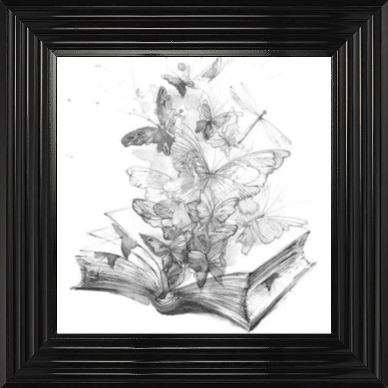 Book of Butterflies - Black and White