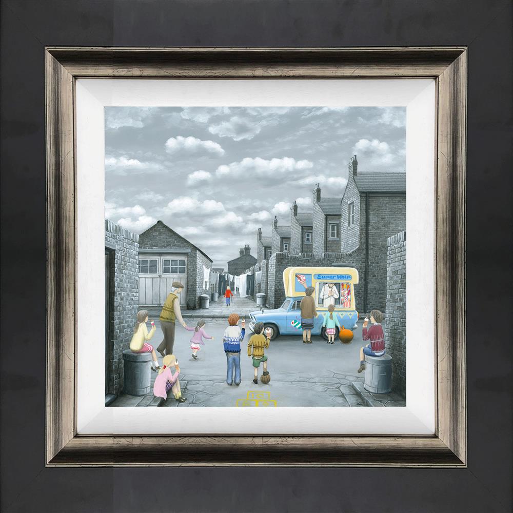 Break for a Flake Canvas by Leigh Lambert