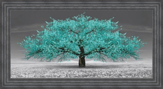 Teal Cherry Blossom Tree