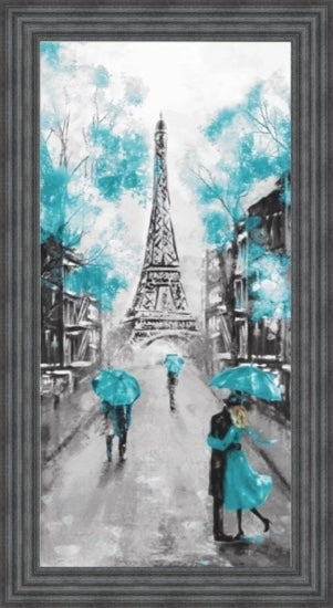 Paris Blossoms in Turquoise