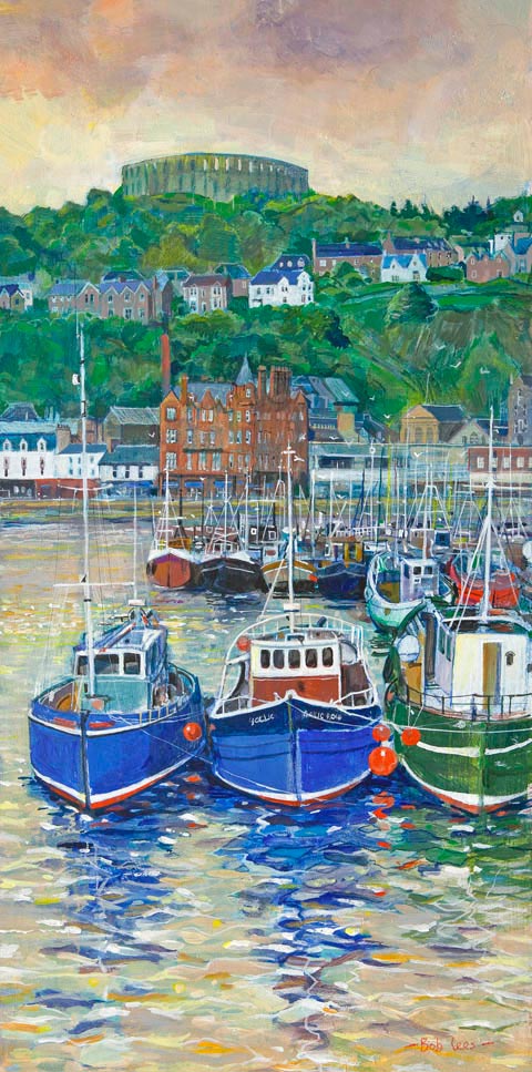 Oban Harbour by Bob Lees