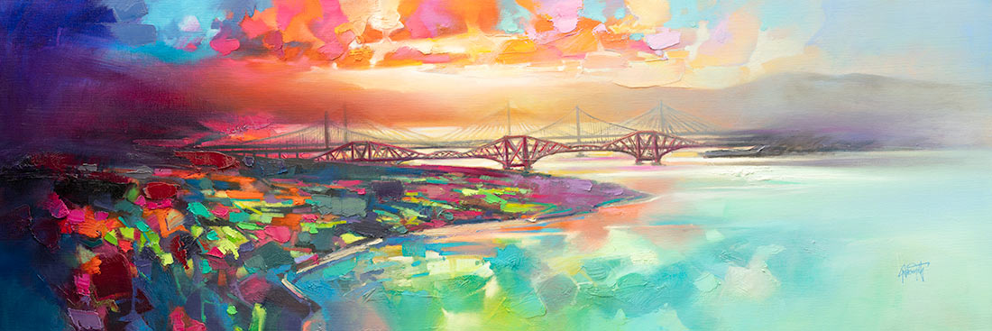 Forth Bridges Flight Path (Signed & Numbered Limited Edition) by Scott Naismith