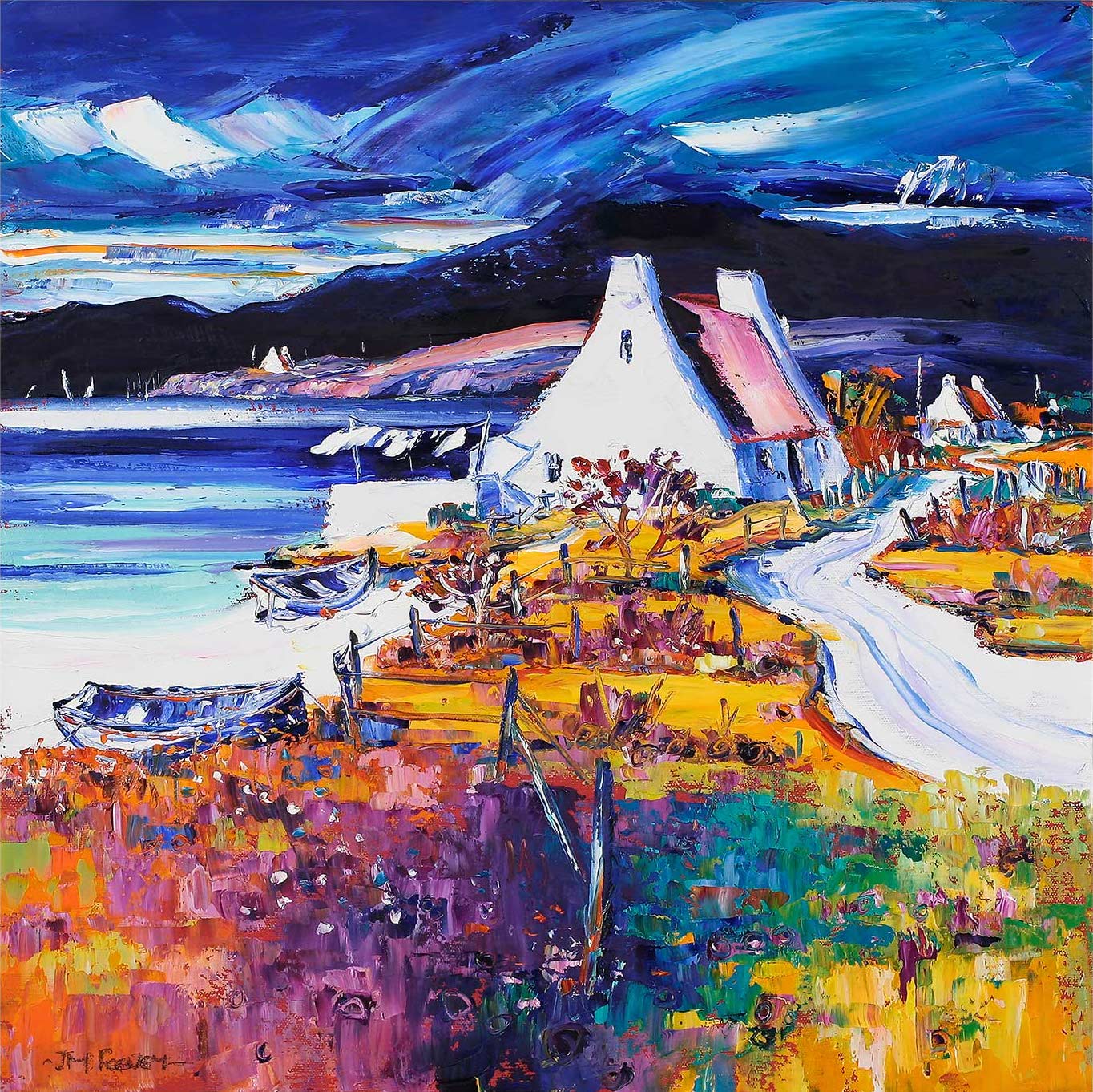 On the way to Ardmair (Signed Limited Edition) by Jean Feeney