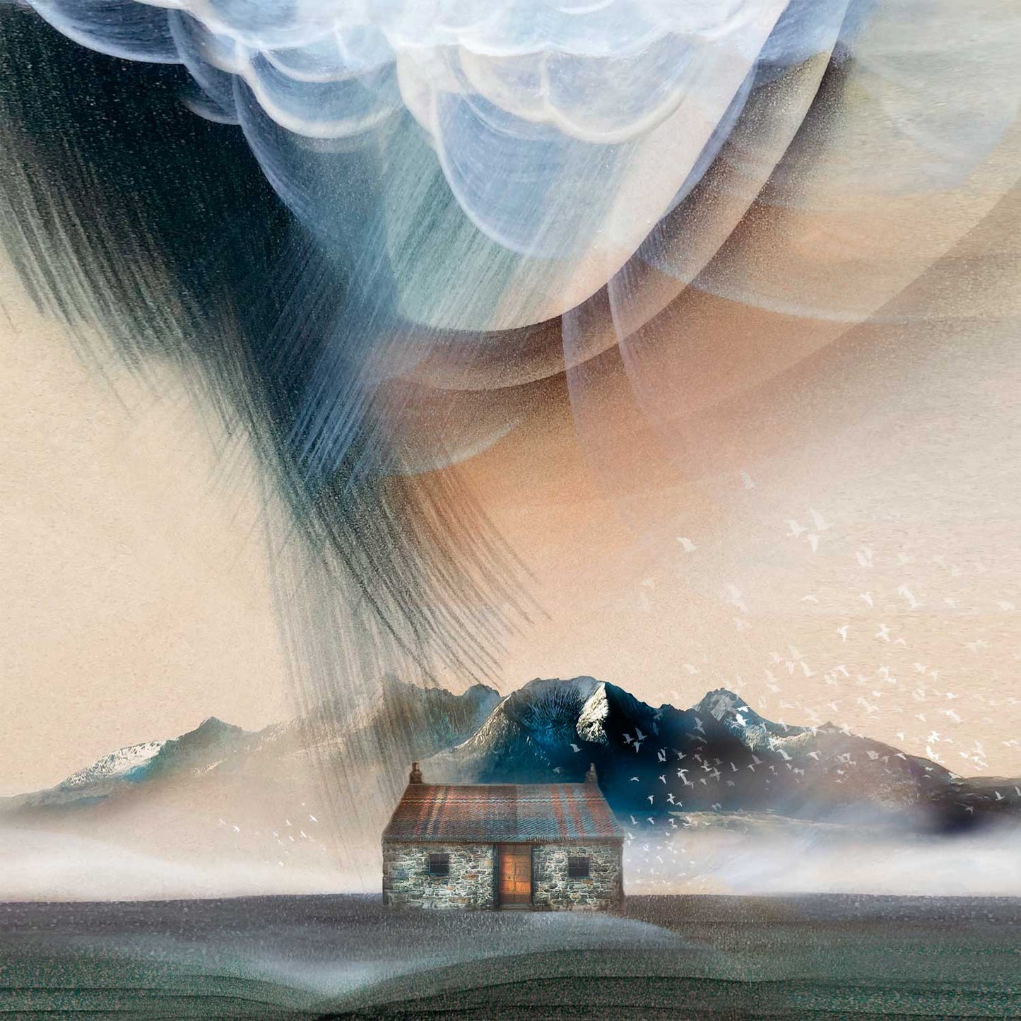 Goatfell Bothy, Arran by Esther Cohen