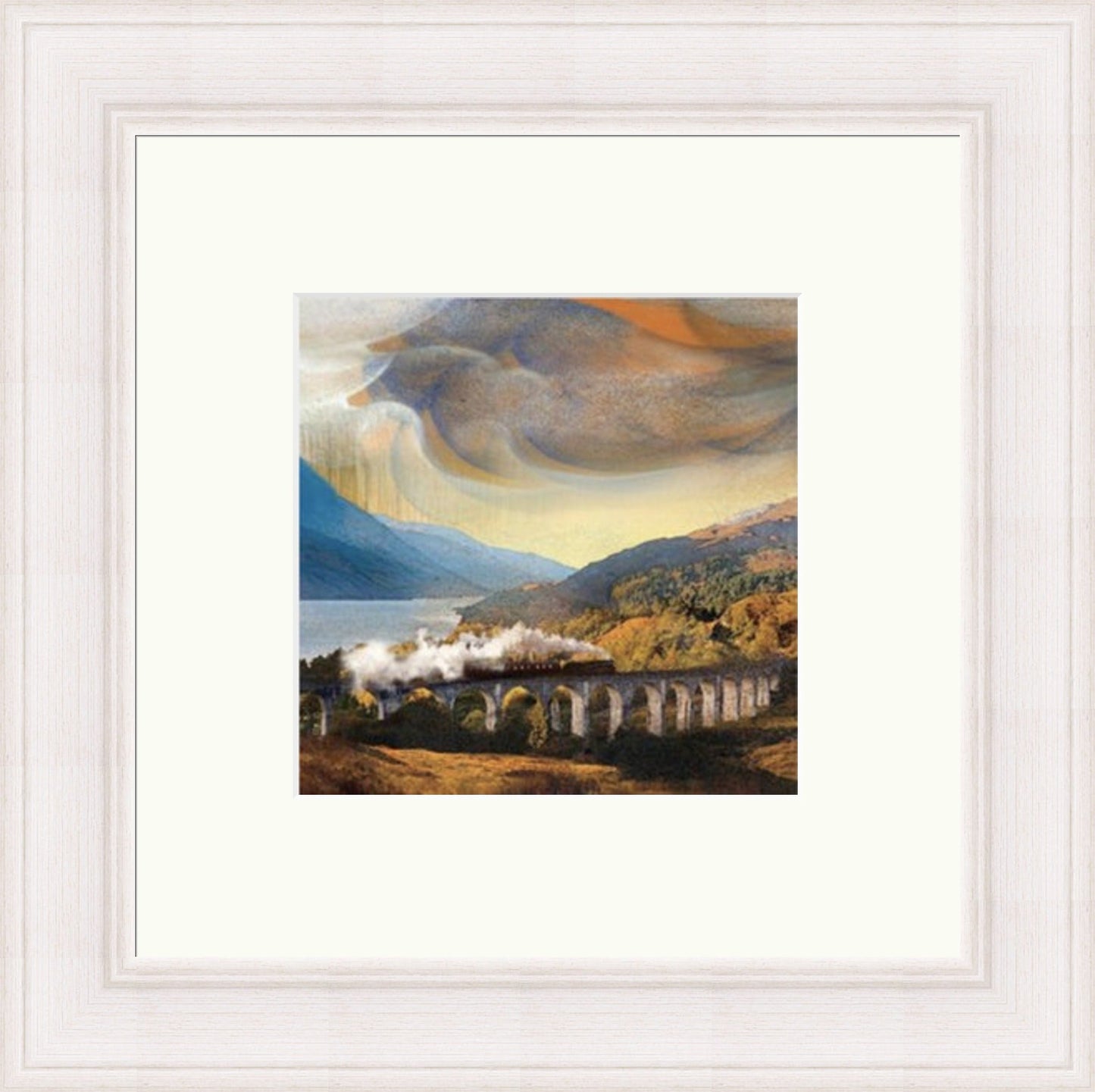 Steemin’ Up the Glenfinnan Viaduct - by Esther Cohen