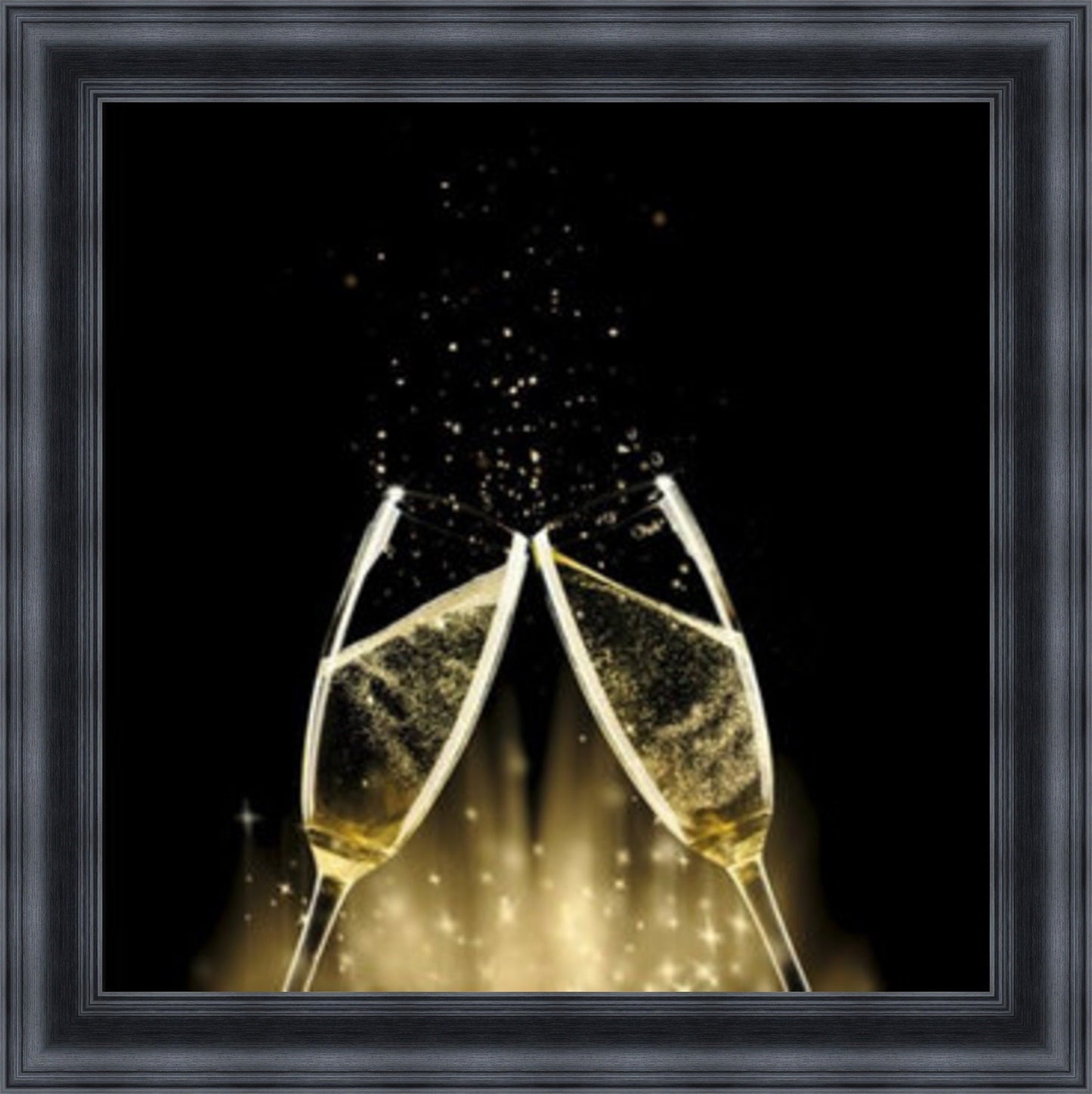 Champagne Bubbles - Colour Burst Mini Liquid Art