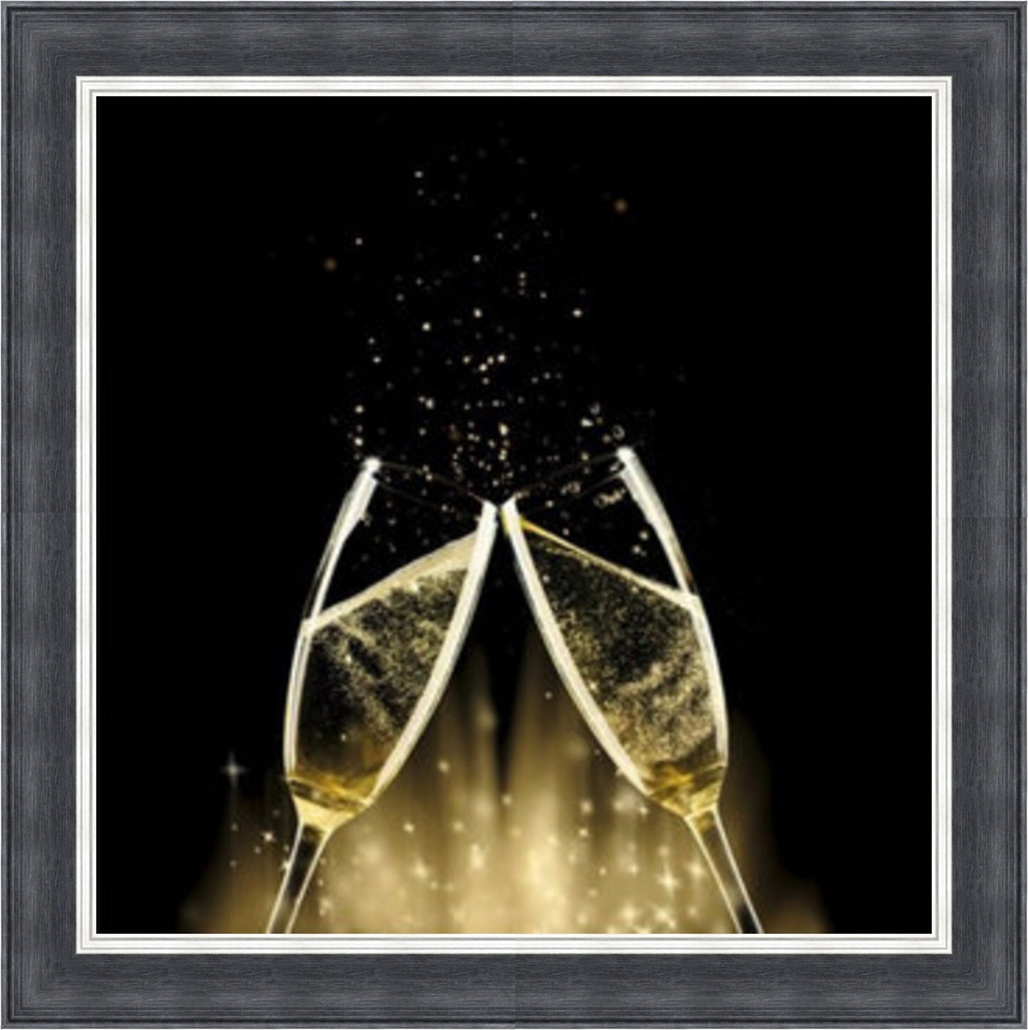Champagne Bubbles - Colour Burst Mini Liquid Art