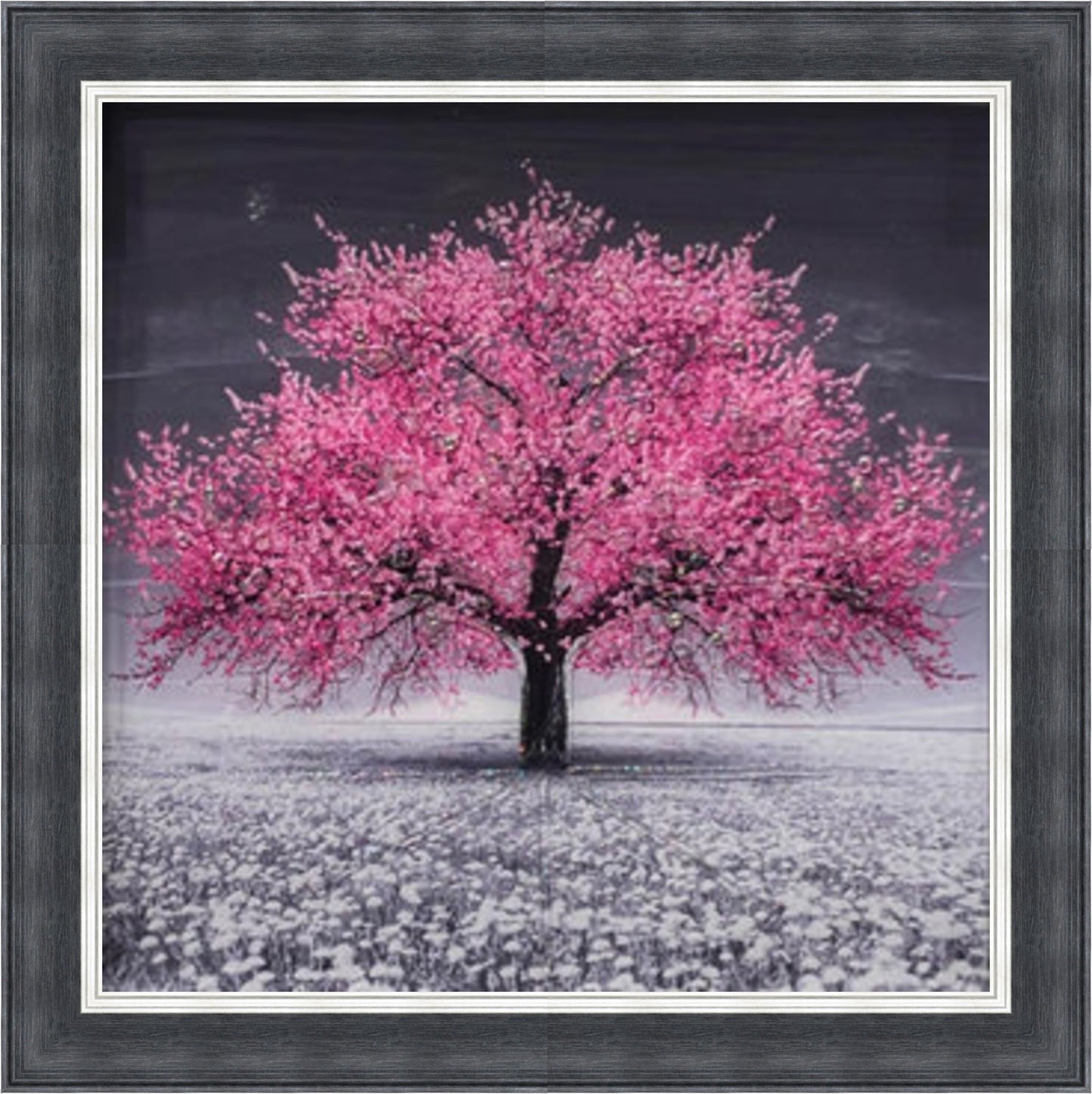 Pink Cherry Blossom Tree Mini Liquid Art