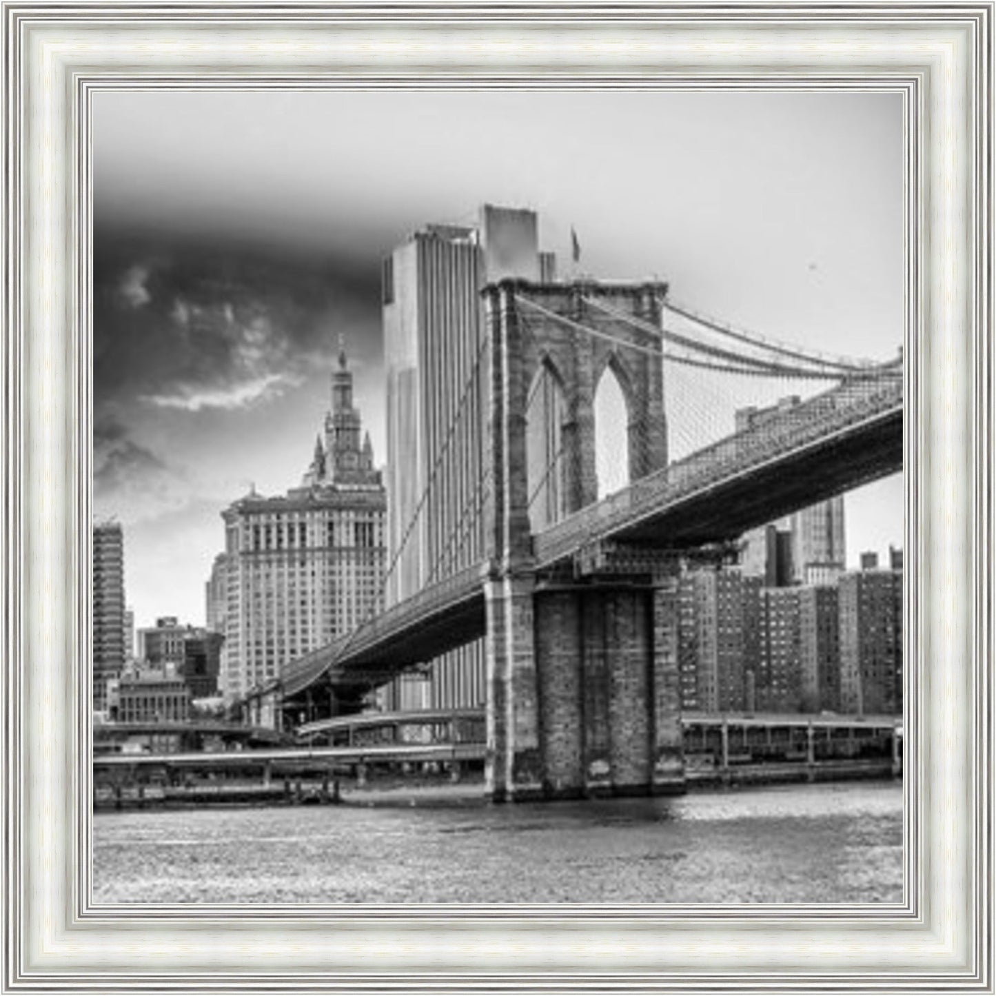 Vintage Brooklyn Bridge Mini Liquid Art