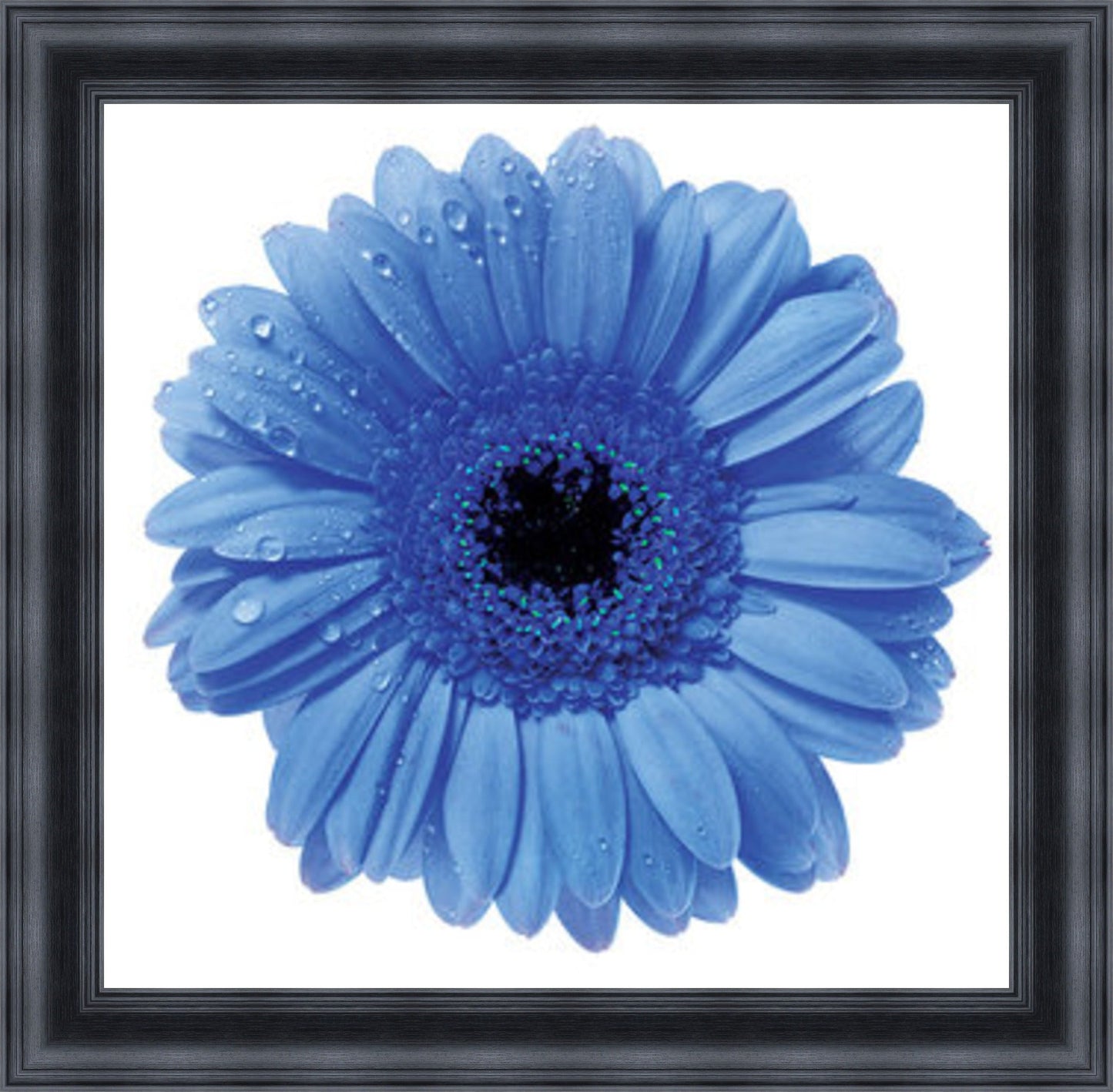 Blue Gerbera Mini Liquid Art