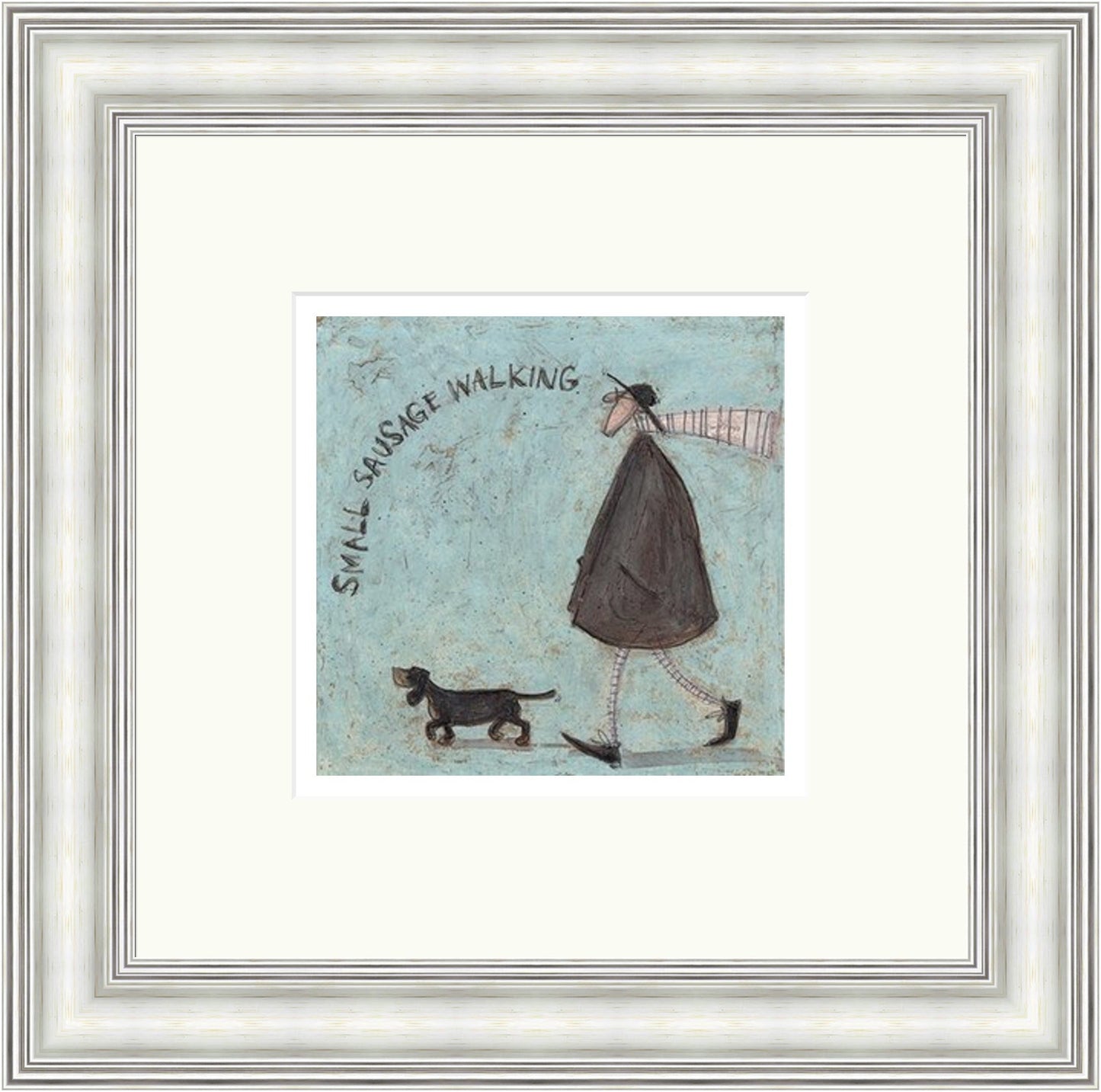 Small Sausage Walking by Sam Toft