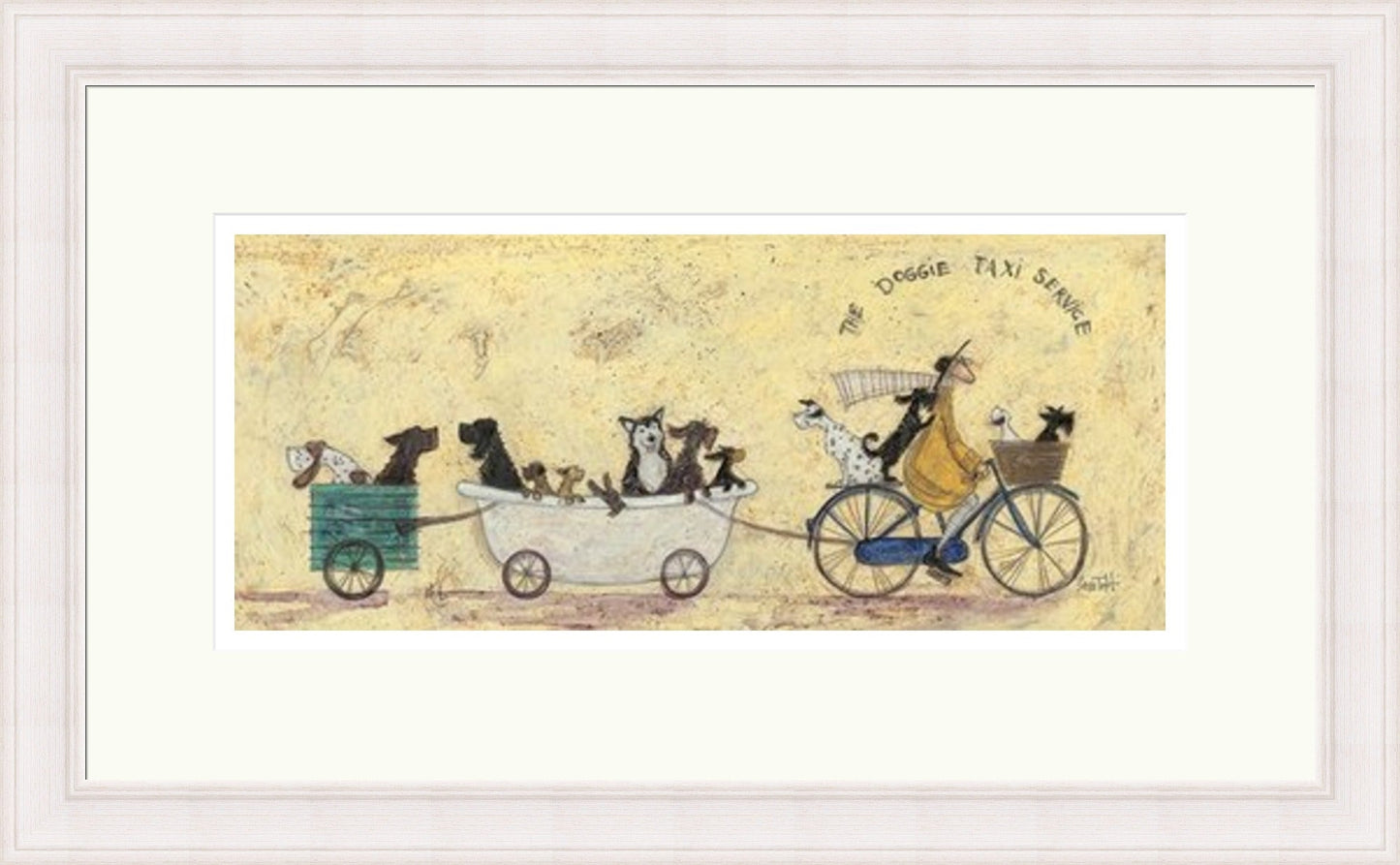 The Doggie Taxi Service by Sam Toft
