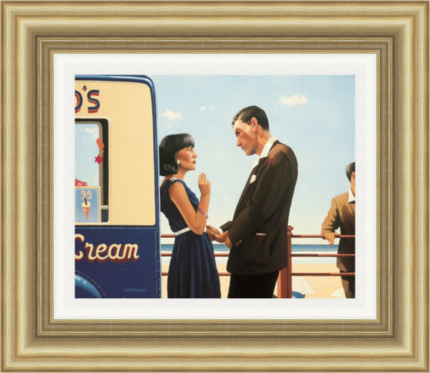 The Lying Game by Jack Vettriano