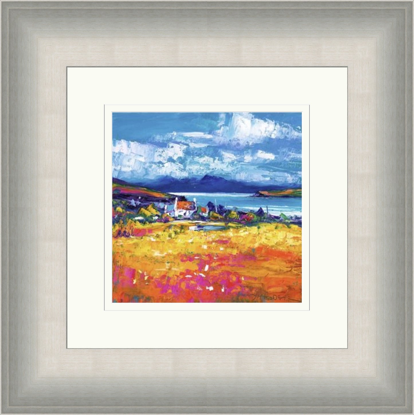 Croft and Cuillins, Ord, Isle of Skye by Jean Feeney