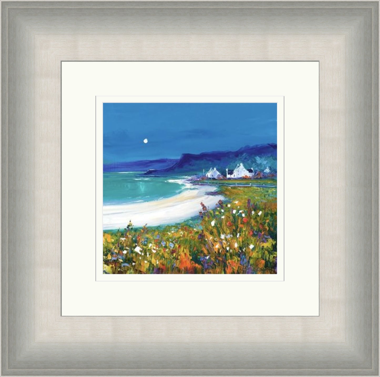 Moonlight, Kildonan Bay Arran by Jean Feeney