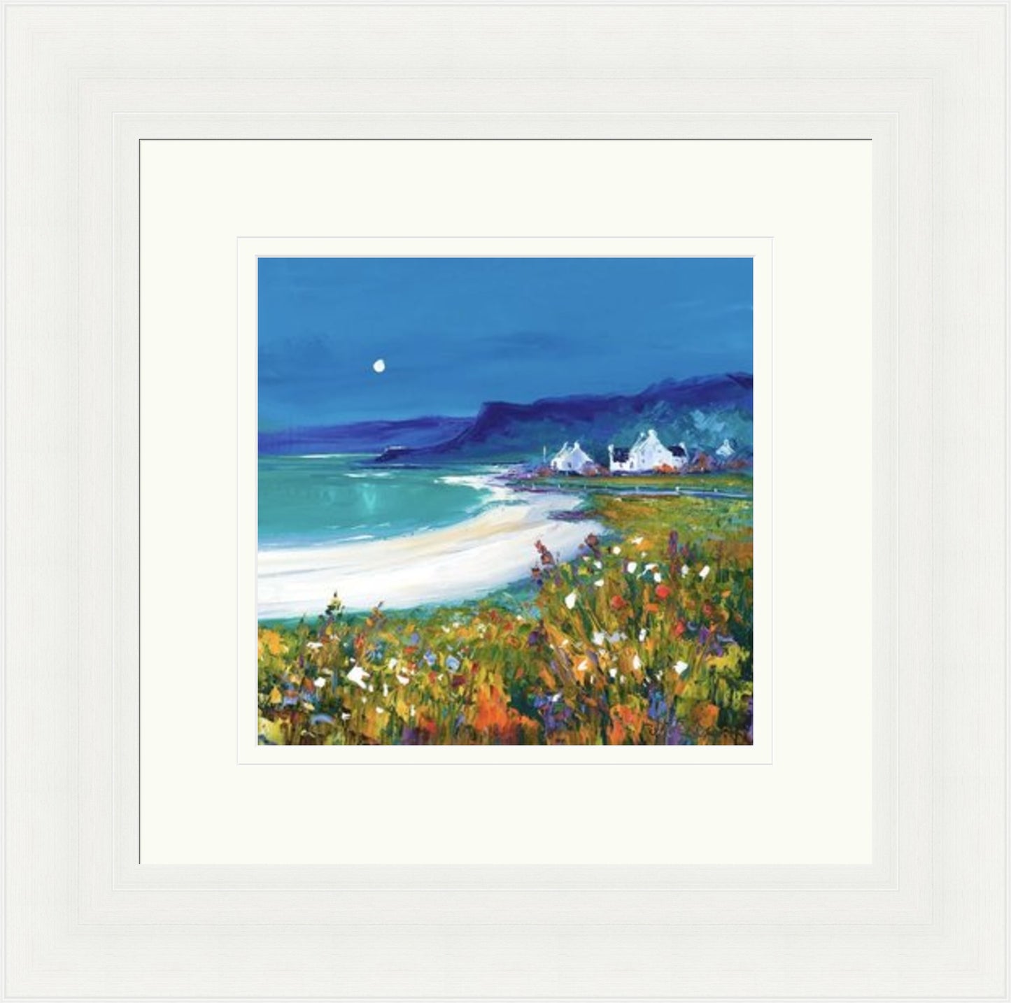 Moonlight, Kildonan Bay Arran by Jean Feeney