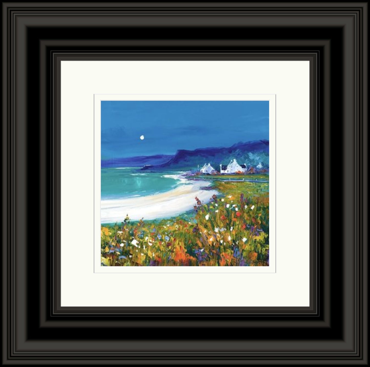 Moonlight, Kildonan Bay Arran by Jean Feeney