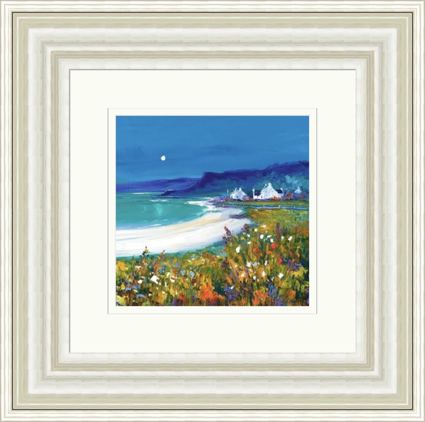 Moonlight, Kildonan Bay Arran by Jean Feeney