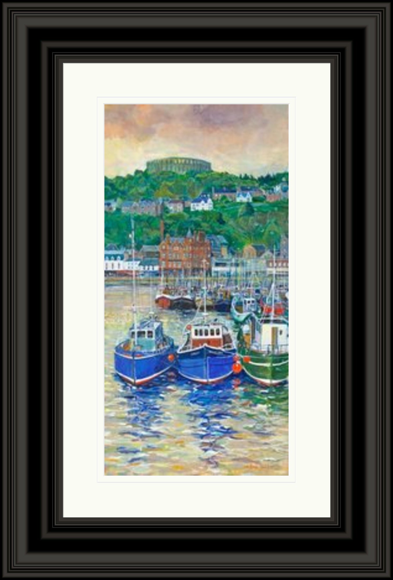 Oban Harbour by Bob Lees