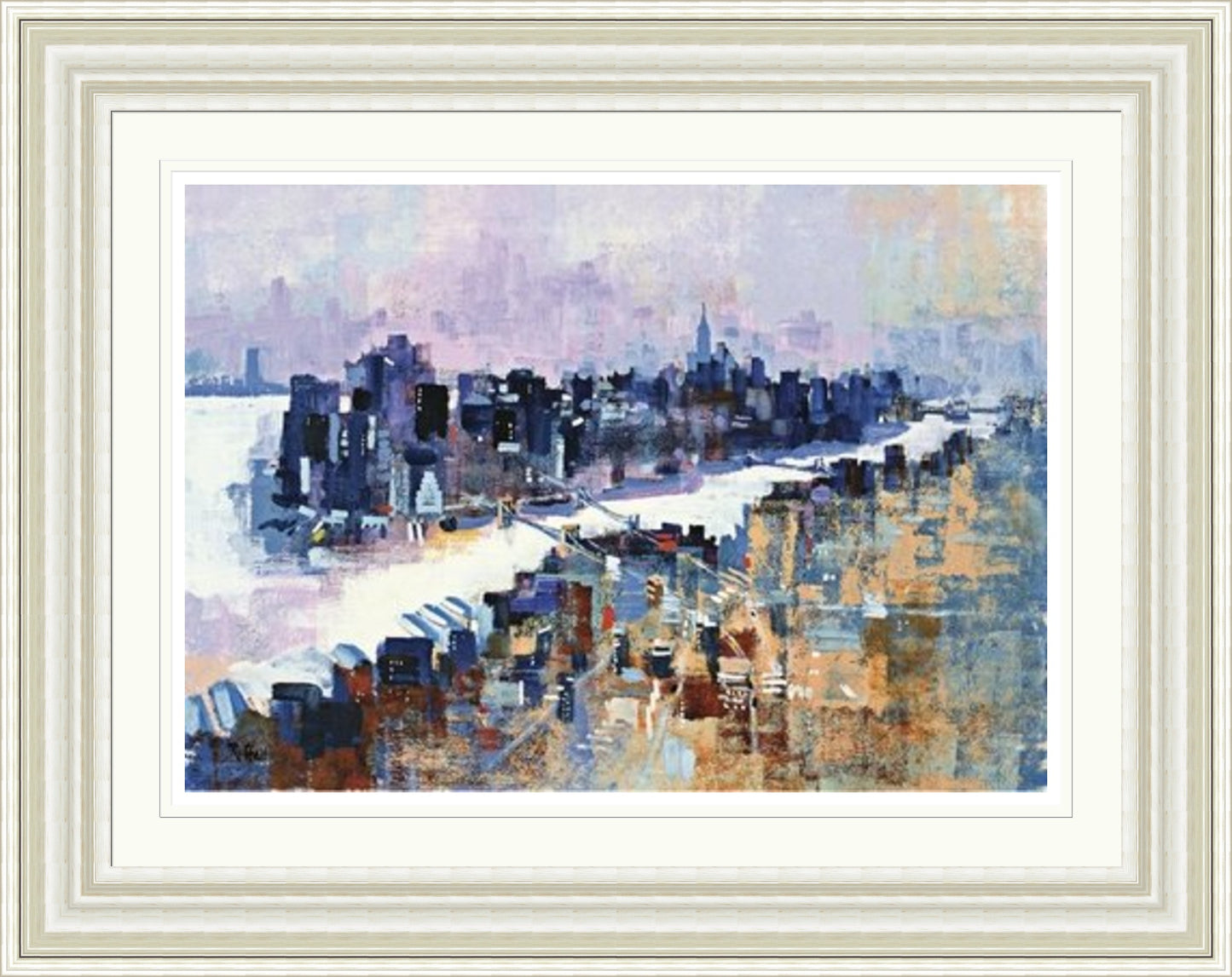 New York & Manhattan Island by Colin Ruffell
