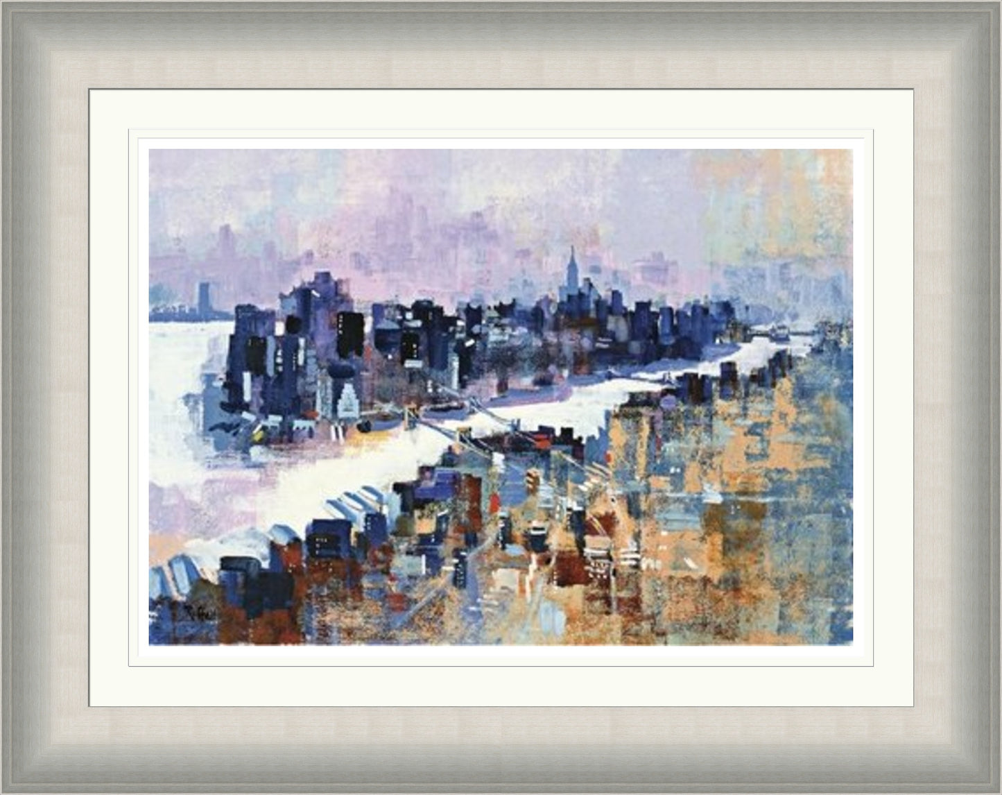 New York & Manhattan Island by Colin Ruffell