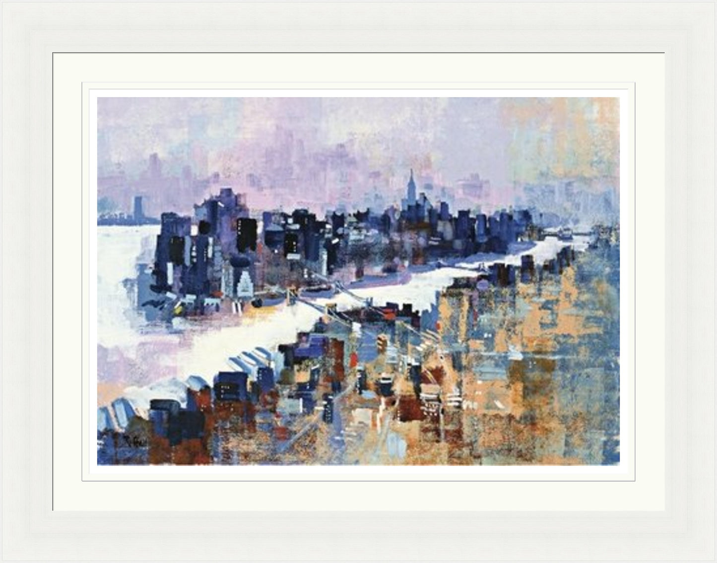 New York & Manhattan Island by Colin Ruffell