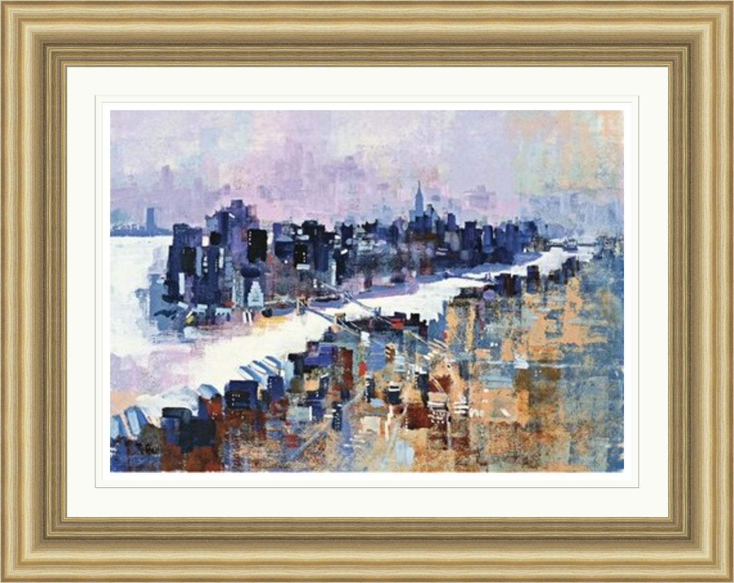 New York & Manhattan Island by Colin Ruffell