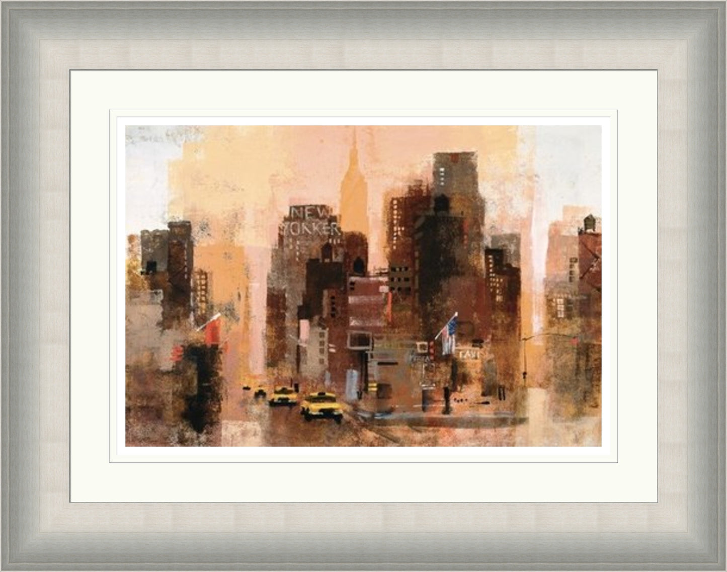 New Yorker & Cabs by Colin Ruffell