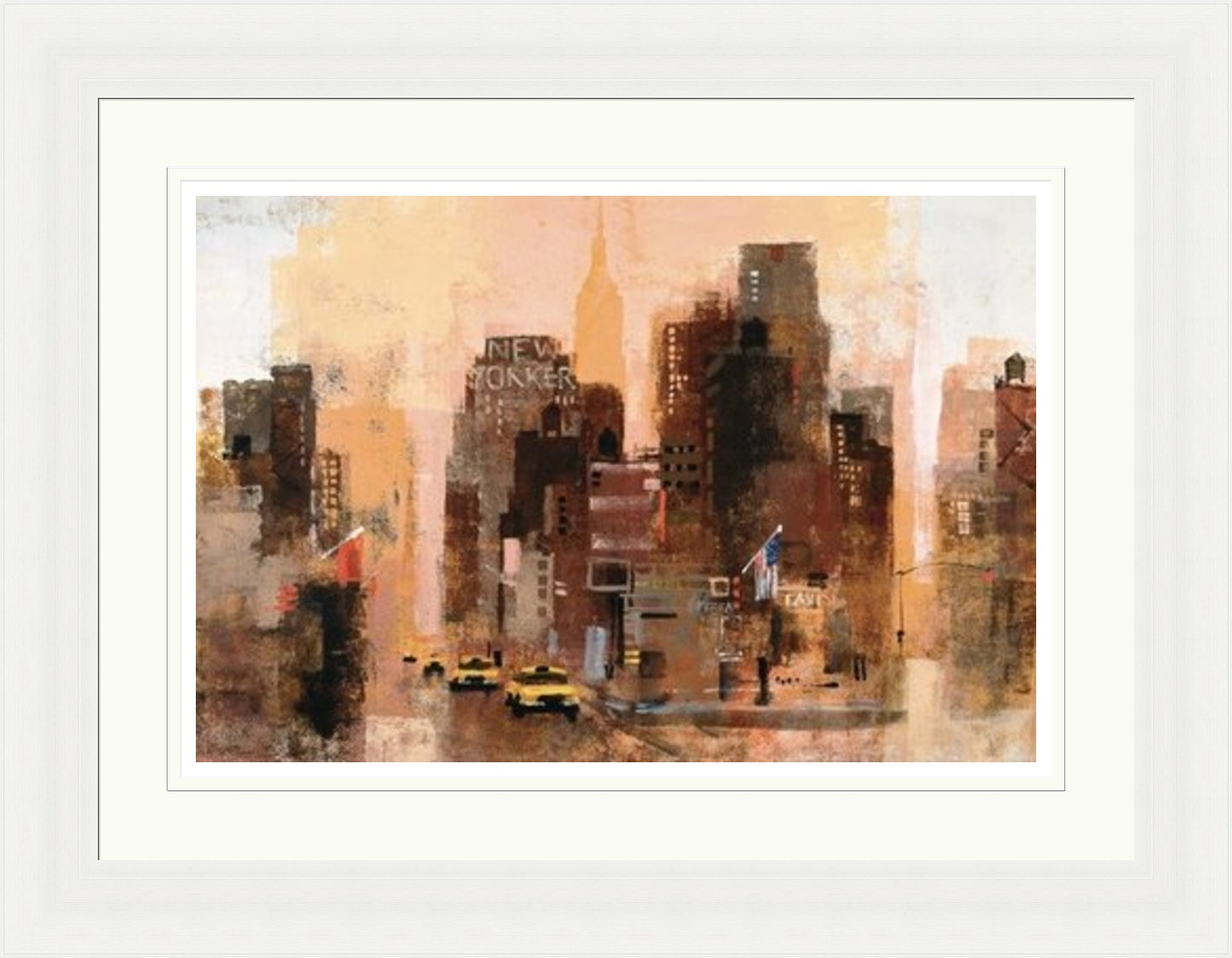 New Yorker & Cabs by Colin Ruffell