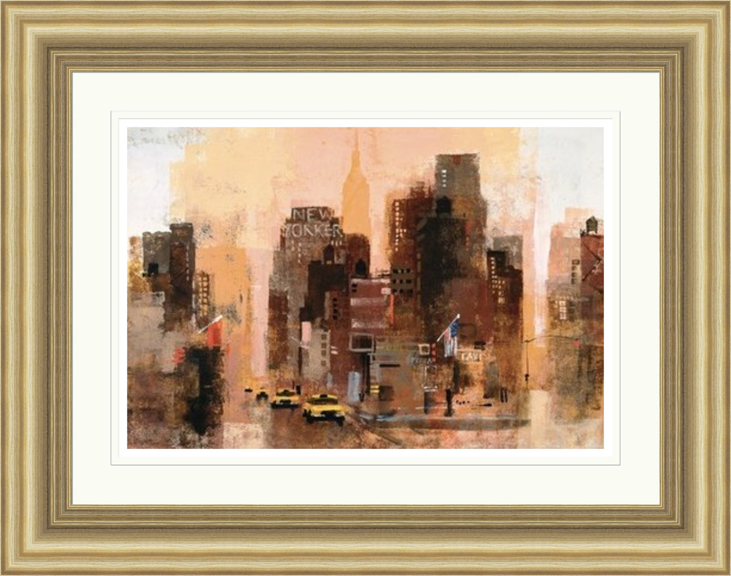 New Yorker & Cabs by Colin Ruffell