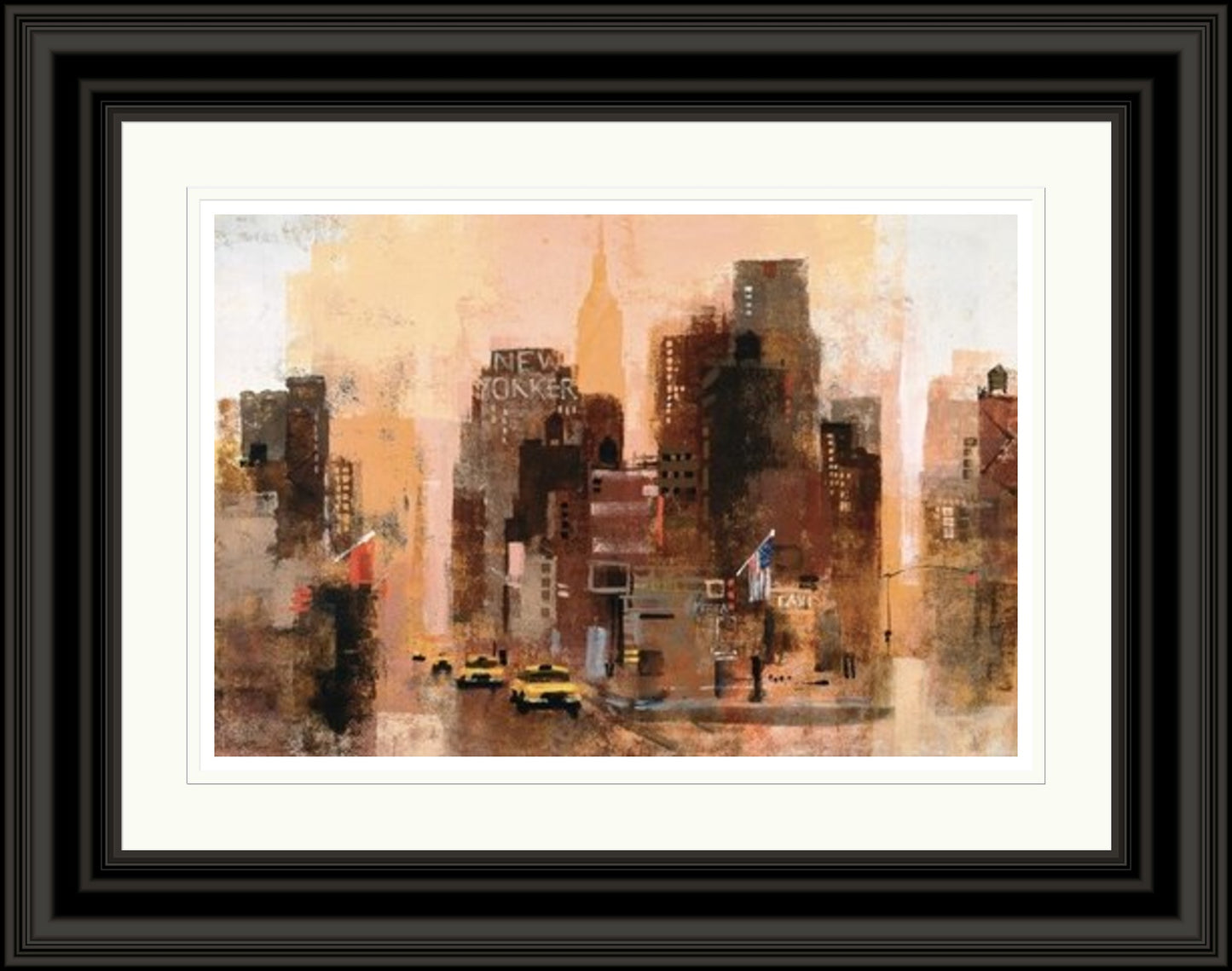 New Yorker & Cabs by Colin Ruffell