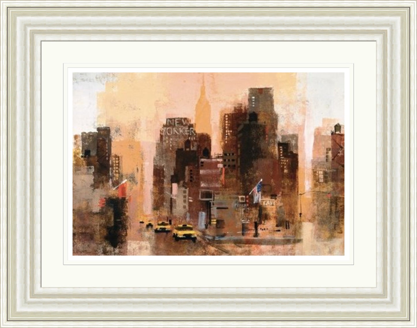 New Yorker & Cabs by Colin Ruffell