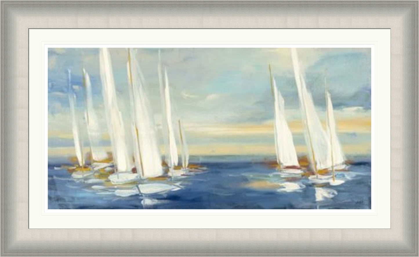 Summer Regatta Sunset by Julia Purinton