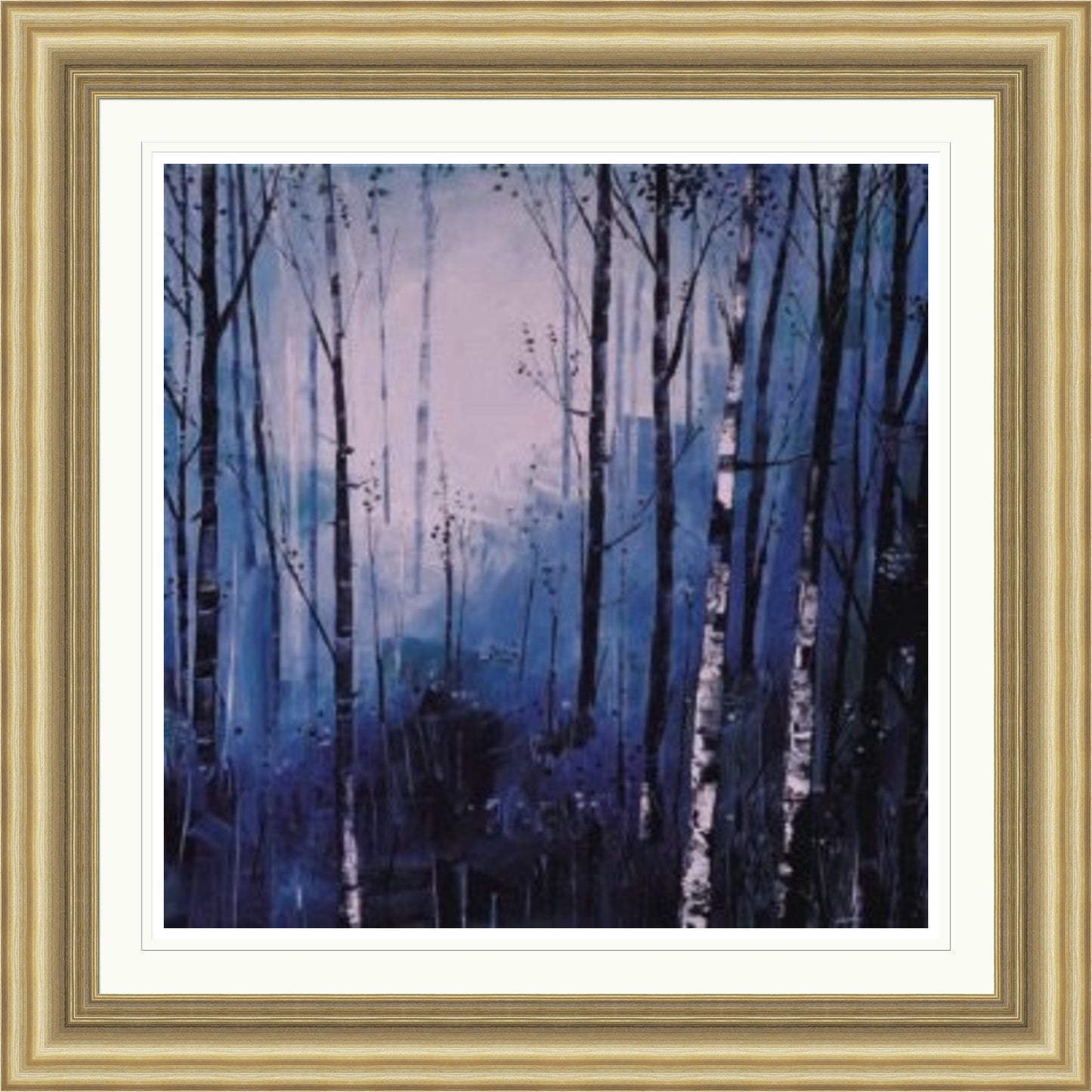 Birches and Blues (Limited Edition) By Daniel Campbell
