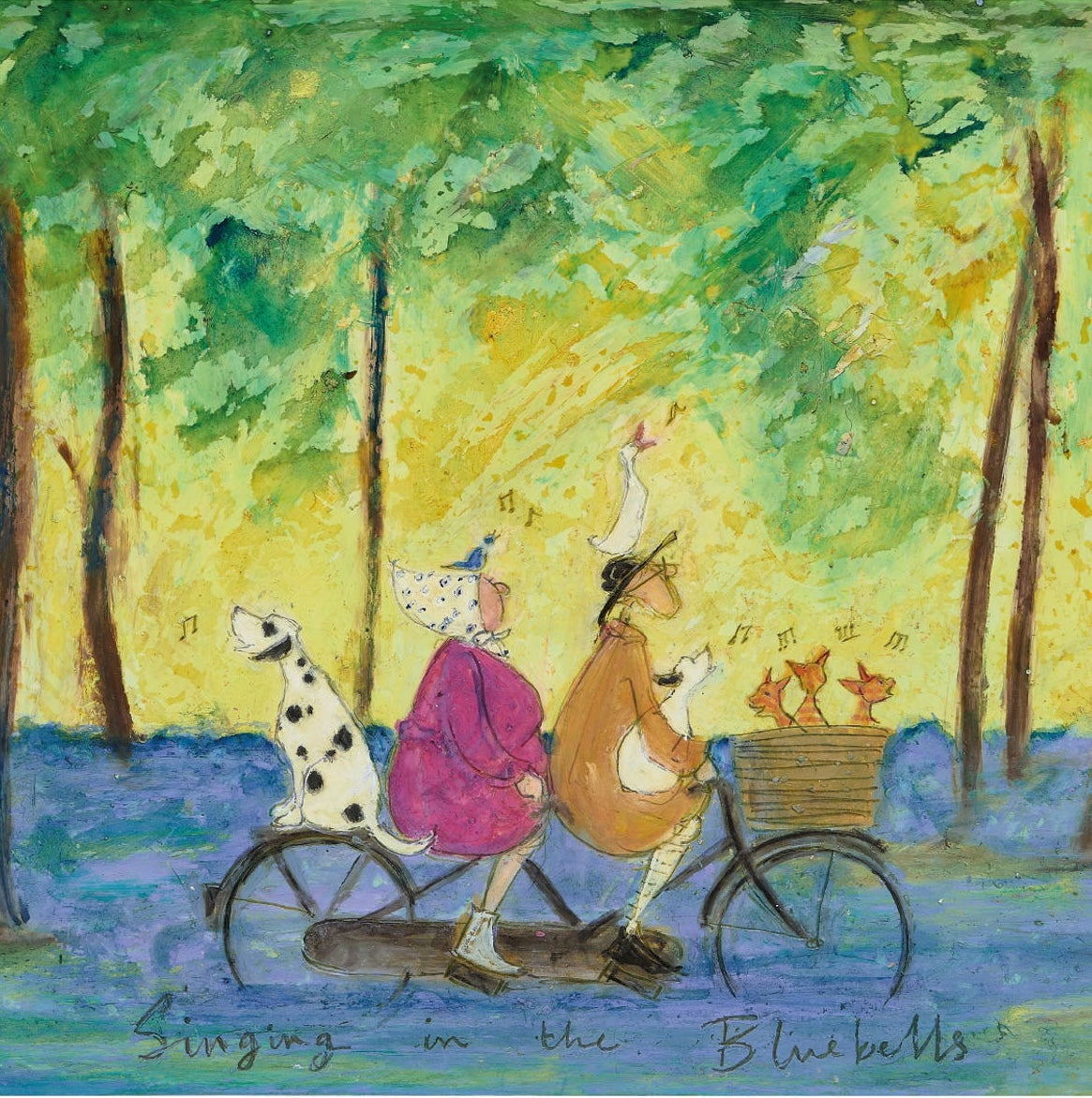 Singing in the Bluebells by Sam Toft