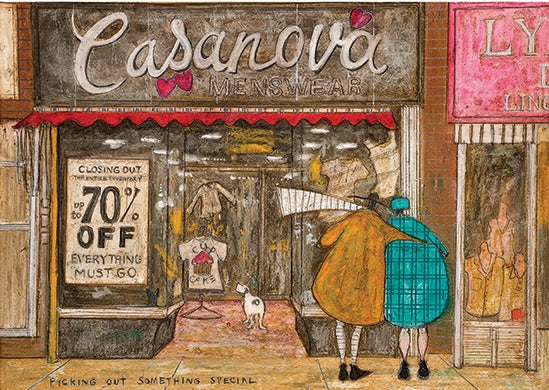 Picking Out Something Special by Sam Toft