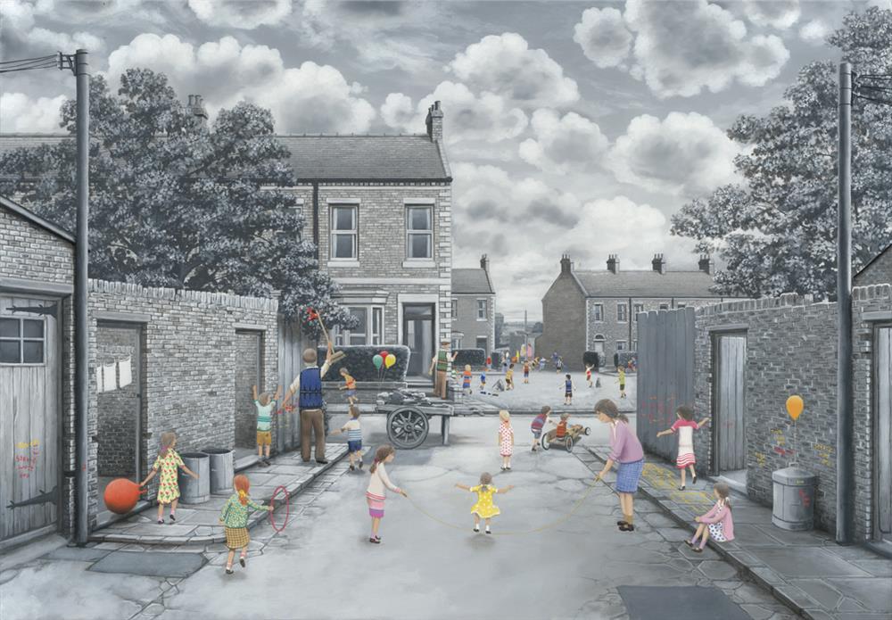 School's Out For Summer (paper) Signed Limited Edition by Leigh Lambert