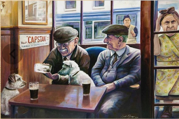 Wee Angus Likes a Pint by Scott McGregor - Petite